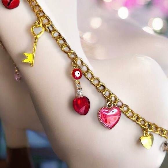 Charm necklace. Unique and one of a kind. Layering. 22” inches Perfect gift - Picture 14 of 15